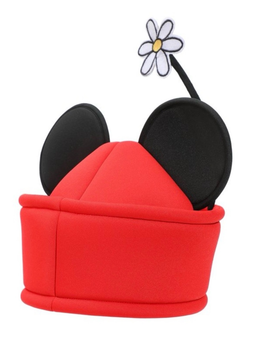 Bioworld Red Hat with Black Ears and White Daisy